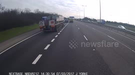 Lorry road rage