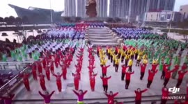 More than 1,000 women mark International Women's Day by dancing together
