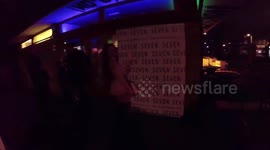 Megan McKenna and Francesca Isabella  Departs the Seven Swimware Launch