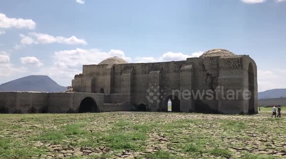Severe drought exposes 400-year-old church