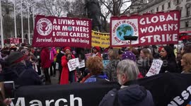 International Women Day - Global Women Strike, London,UK