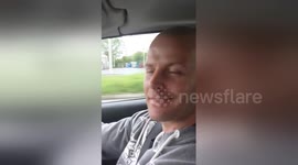 Newsflare Edit - Reaction to surprise holiday on the way to airport