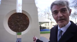Afghnistan Veteran attend the Queen unveils Iraq and Afghanistan war memorial in London,Uk