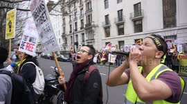 London to commemorate the 58th anniversary of Tibetan