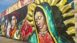 A Juan Gabriel mural titled