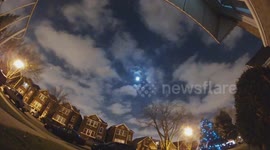 Chicago's full moon time-lapse