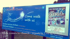 Congregation at Irish church all shook up by performance by Elvis Presley