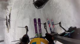 Ski Chair Lift Fail