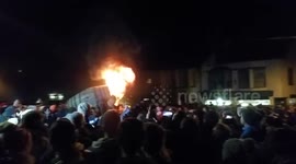 Ottery St Mary tar barrels 2016