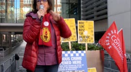 Orgreave inquiry  protest.