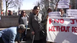 Southhall Black Sisters demonstration of Worboys case at Supreme Court,London,UK