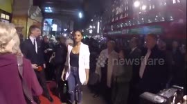 Alesha Dixon attends the 'Stepping Out' press night in London