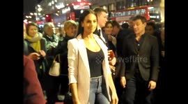 Alesha Dixon attends first night of Stepping Out