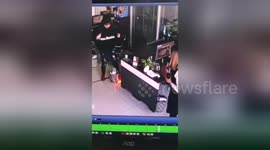 Woman nearly sets fire on hair when lighting a cigarette