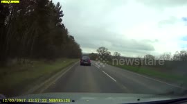 'Impatient' driver has near miss with oncoming traffic