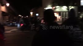Chelsea Kings Road Bikers vs Police