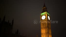 London landmarks go green for St Patrick's Day