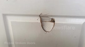 How to repair broken doors On a Budget - DIY Home improvements