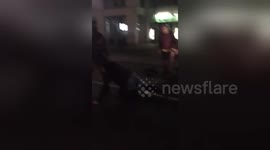 Newsflare Edit - London Road Rage Fight - Cyclist