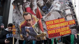free Syria March central london .