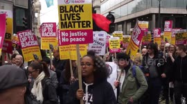 Thousands join march against racism in London