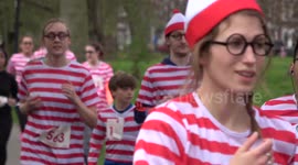 Thousands take part in Where's Wally fun run