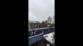 Glasgow Southside wakes up to snow