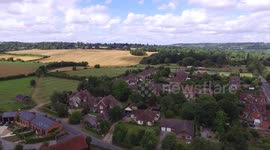 Drone Shots Over Countryside (Beautiful Scenery)