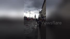 Strong police presence after terror incident in Westminster