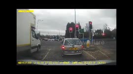 Daybrook, Nottingham Dash cam bad driving.