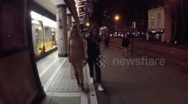 Ashley James spotted in central London