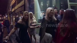 Bianca Gascoigne and Frankie Essex attend the Sixty6 Party at the paper club