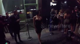 Demi Rose Mawby arrives at Sixty6 party in very revealing dress