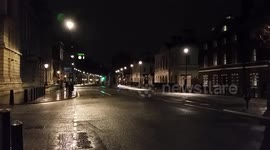 Westminster empty at night following terrorist incident