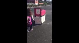 US airman emerges from Pokemon-themed cardboard box to surprise daughter after six-month deployment in Kabul