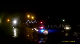 Dashcam Toftwood Co-op 27/02/17 (Car Pays no Attention)