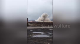Gas pipeline explodes in residential area killing five in China