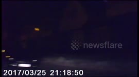 Dash cam captures audio of Wirral gas explosion
