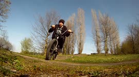 Epic Funny Fail: BMX Bike Crash into Camera