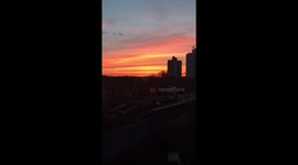 A breathtaking end to a beautiful spring day in Glasgow