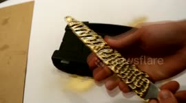 How to make a knife case with hot glue