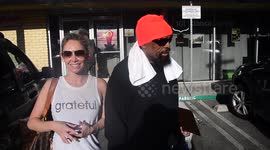 Mr T of the classic tv show the A Team gets ready for his appearance on the latest season of Dancing With The Stars in Studio City, Ca