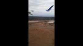 Cyclone Debbie hitting Mackay