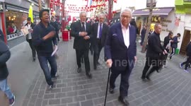 Tom Jones spotted in China Town in London