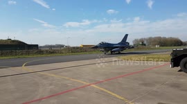 F15 Taxiing at Leeuwarden AFB, Netherlands