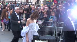 Alexa Chung arrives at Portrait Gallery Gala 2017