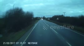 Eddie Stobart thinks he owns the road!