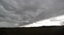 Thunderstorm Gust Front With Wales Mouth Over N. Ireland