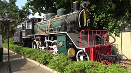 Steam train celebrating 120 years of Thailand's railway