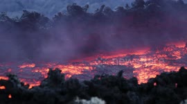 Footage of new fracture on active Mount Etna